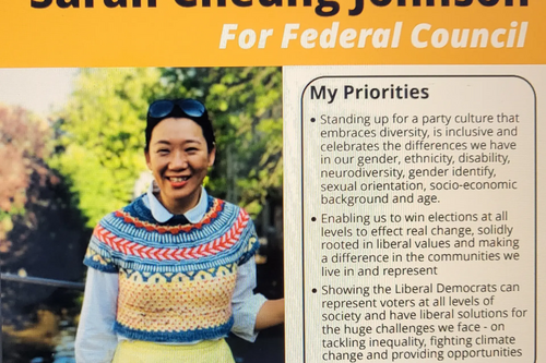 Sarah Cheung Johnson manifesto for FC elections