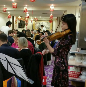 Julia Liang, violinist CNY dinner 2016