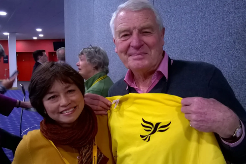 Marguerita Morton and Paddy Ashdown