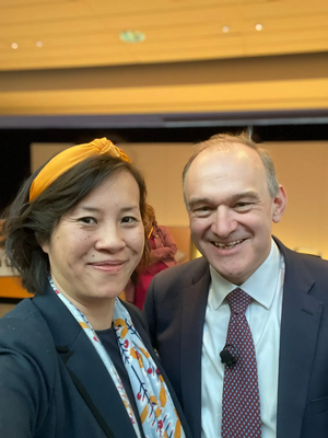 Cllr YiPei Chou Turvey and Sir Ed Davey MP