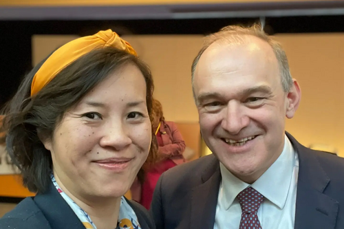 Cllr YiPei Chou Turvey and Sir Ed Davey MP