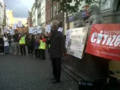 David Lammy MP at Chinatown protests