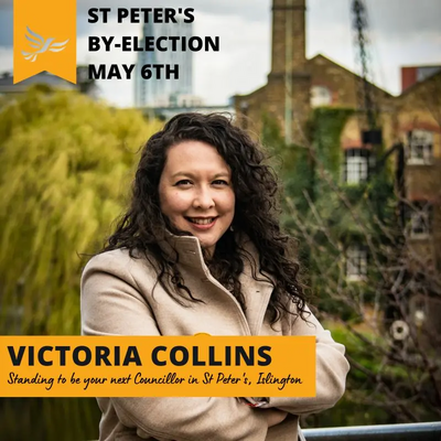 Victoria Collins in Islington