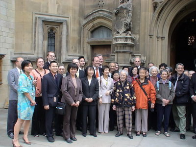 Tour of Westminster during visit by Anna Lo MLA including friends from Chinese National Healthy Living Centre organised by CLDs