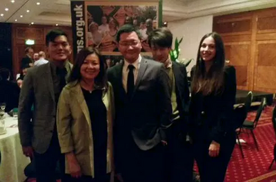 GLA Gala dinner 4.12.15 Merlene with BC Project team